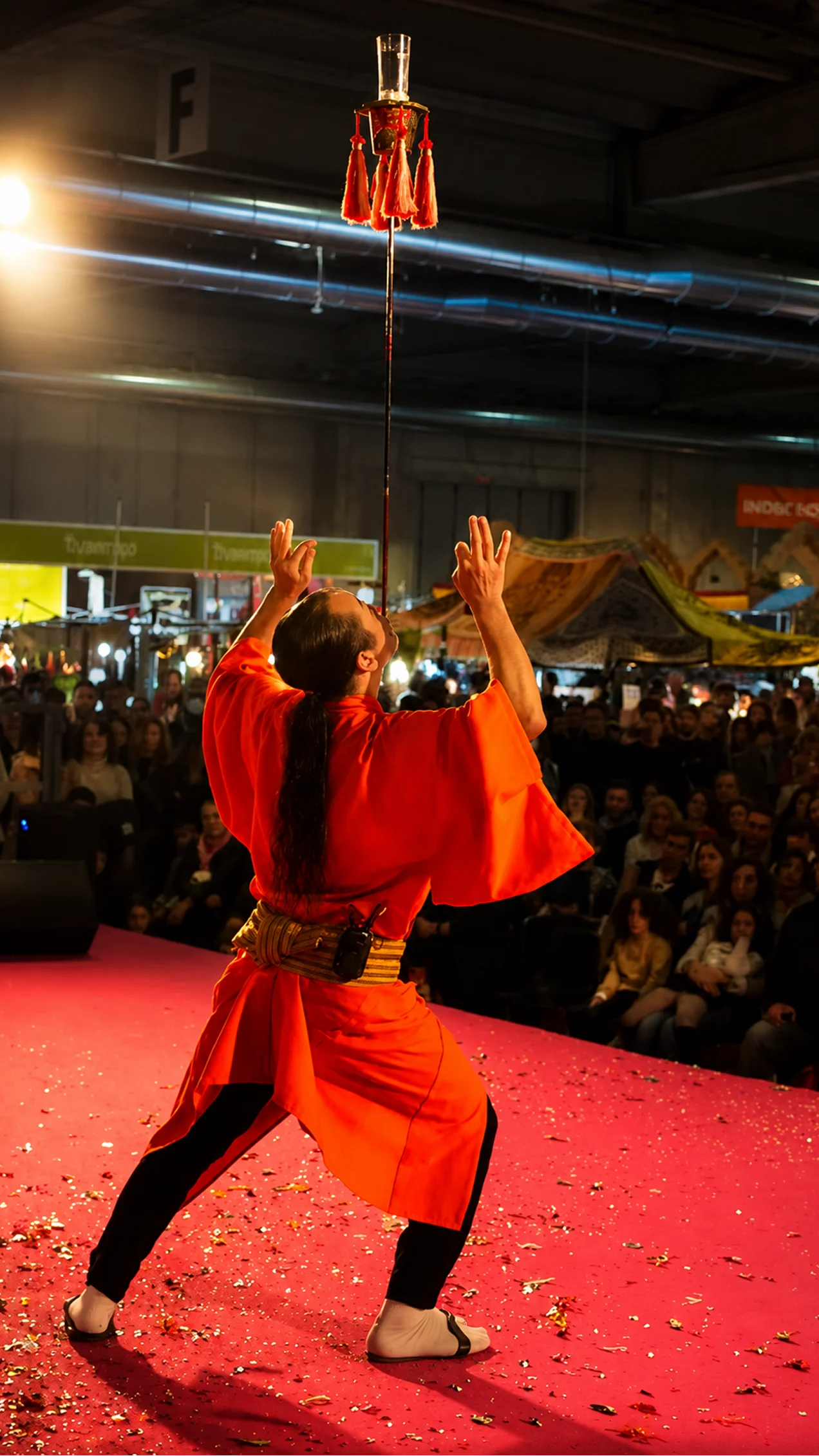 Spettacolo di tamburi Taiko
